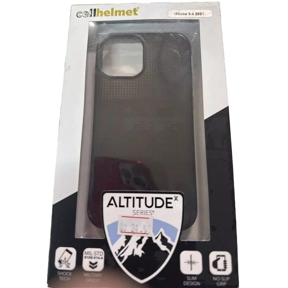 iPhone 5.4 2021 Cellhelmet Altitude Series Black Case New‎ Sealed